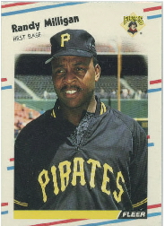 1988 Fleer Update Baseball Cards       115     Randy Milligan XRC*